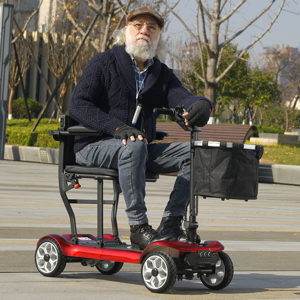 Lightweight and Foldable Elderly Mobility Scooter