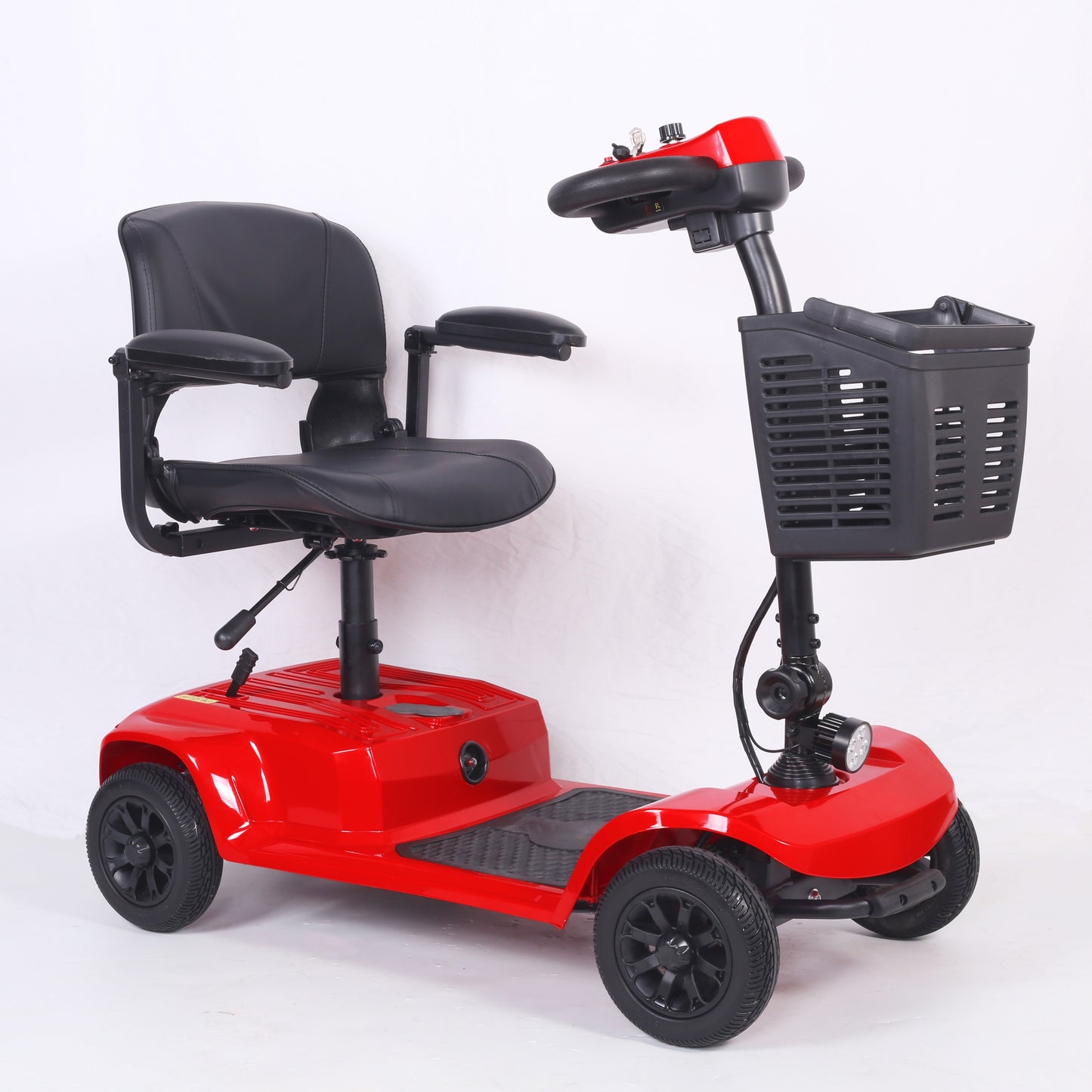 Adult Outdoor Electric Mobility Scooter 12.5 Miles 6KM/H Speed 440IBS Max Load Foldable 4 Wheel Scooter