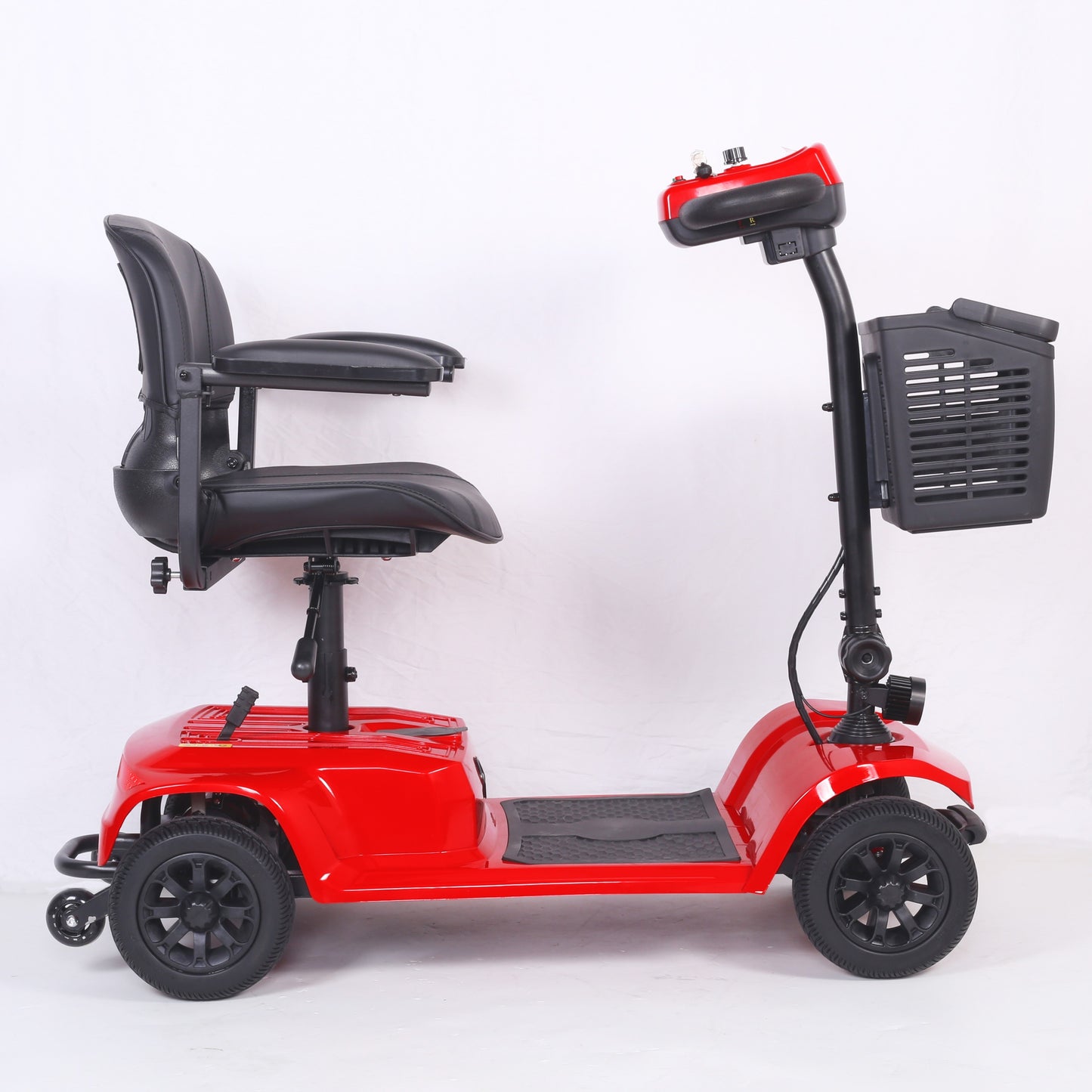 Adult Outdoor Electric Mobility Scooter 12.5 Miles 6KM/H Speed 440IBS Max Load Foldable 4 Wheel Scooter