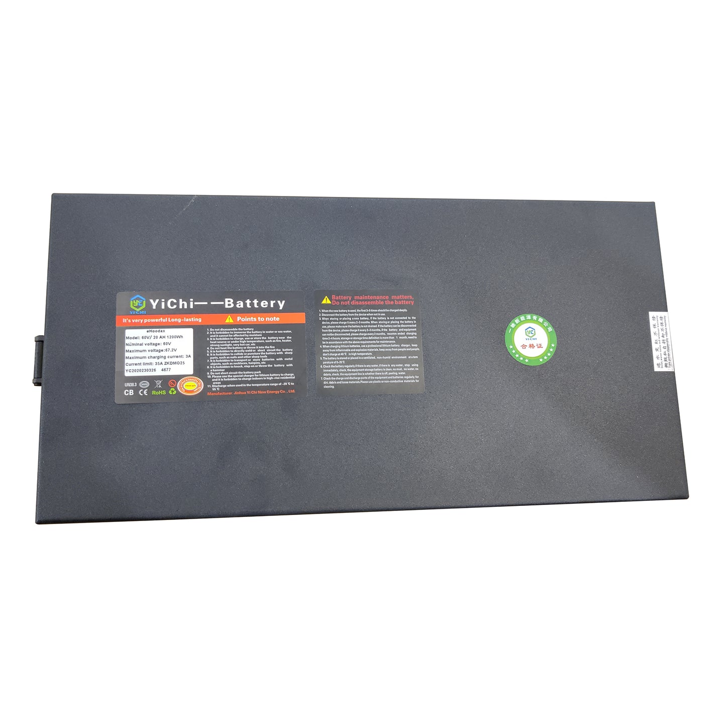 Off Road Electric Scooter Battery 60V26AH