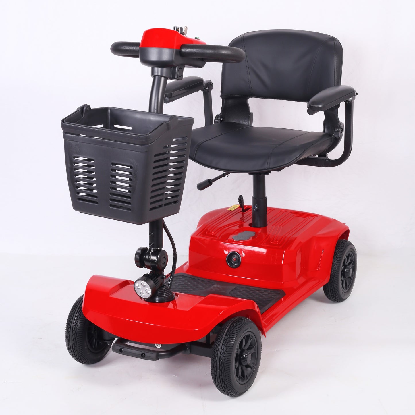Adult Outdoor Electric Mobility Scooter 12.5 Miles 6KM/H Speed 440IBS Max Load Foldable 4 Wheel Scooter