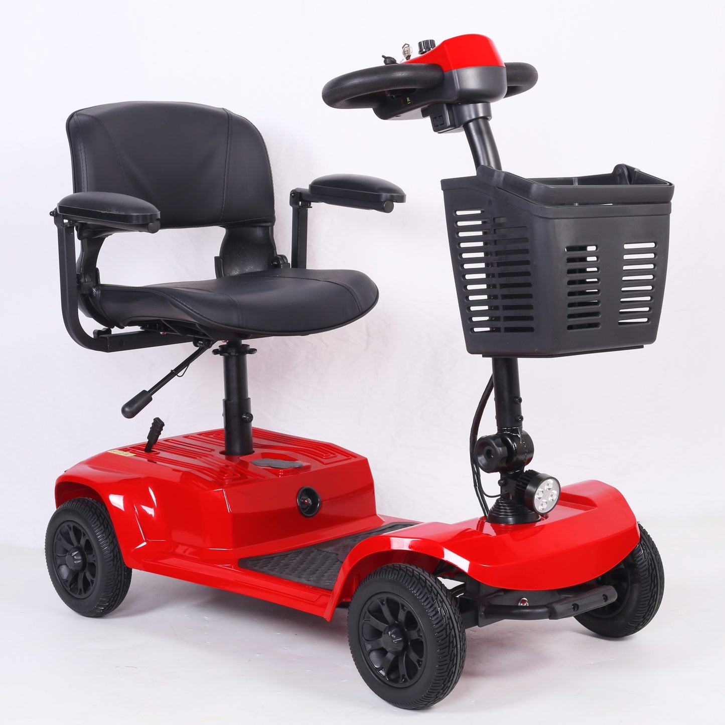 Adult Outdoor Electric Mobility Scooter 12.5 Miles 6KM/H Speed 440IBS Max Load Foldable 4 Wheel Scooter