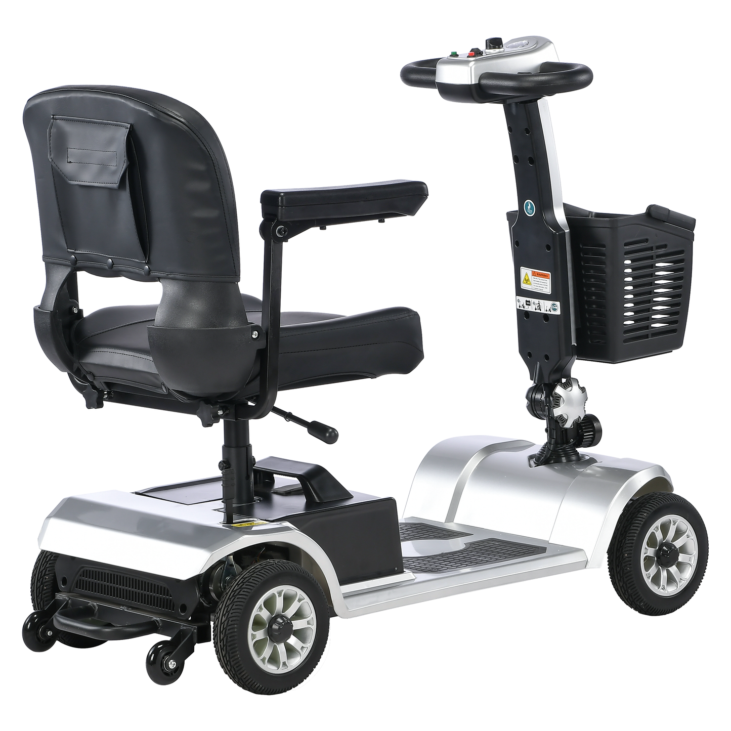 Scooter Elétrico para Idosos com Bateria Removível, Velocidade Máxima de 8km/h, Cadeira de Rodas Elétrica para Deficientes
