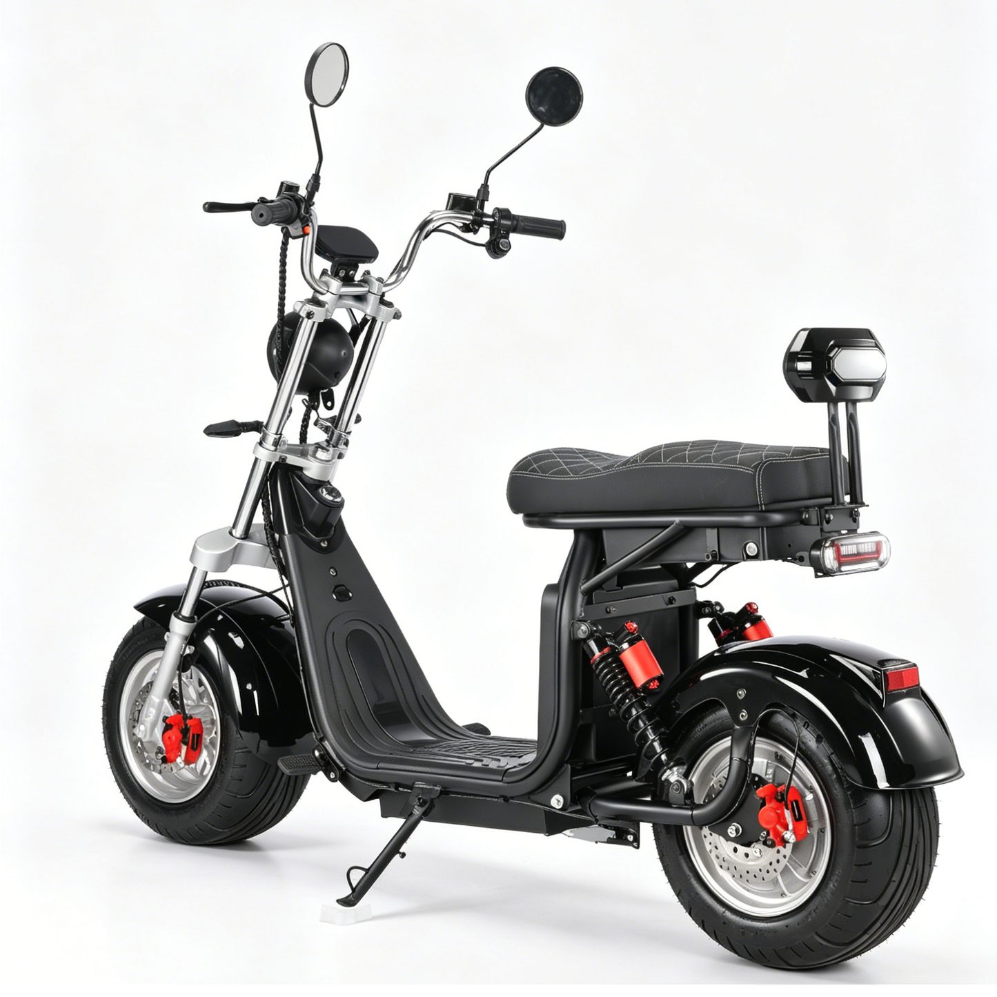 Citycoco electric scooter tem uma faixa de condução de 40-70 KM e uma velocidade de 32-50 KM/H