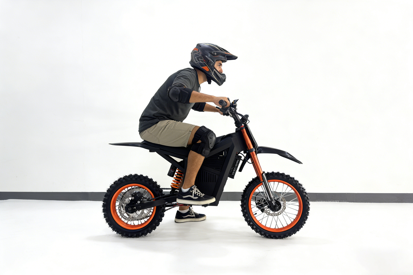 Velocidade máxima da motocicleta elétrica 1500W 60KM/H