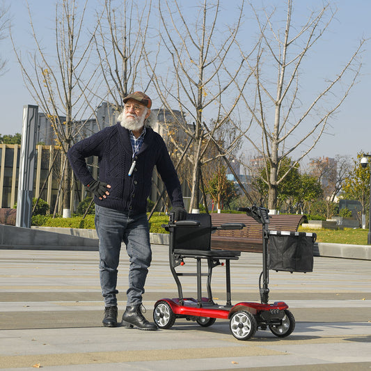Foldable electric scooter for elderly commuting