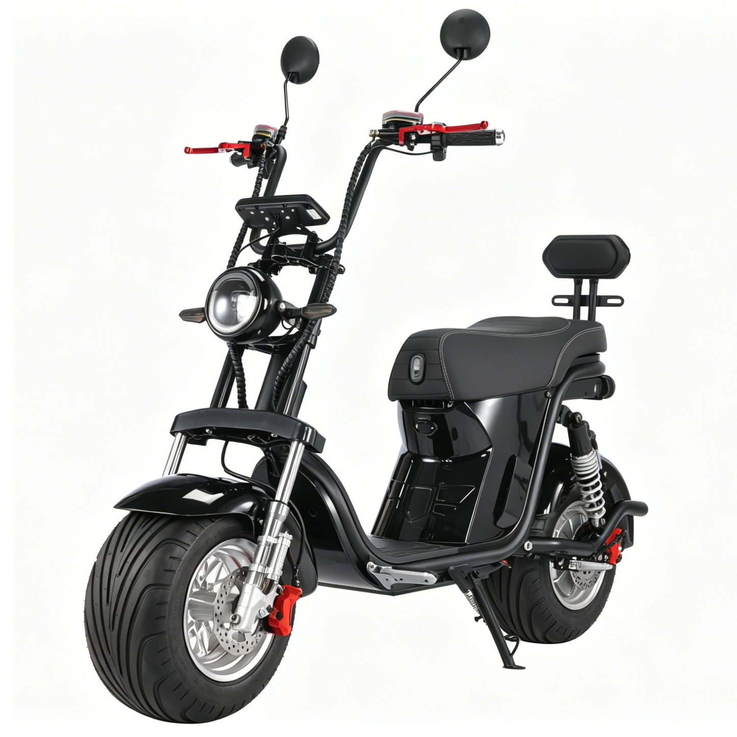 Adequado para uso externo adulto de scooters elétricos Harley, motor poderoso de roda de alumínio de 1000W