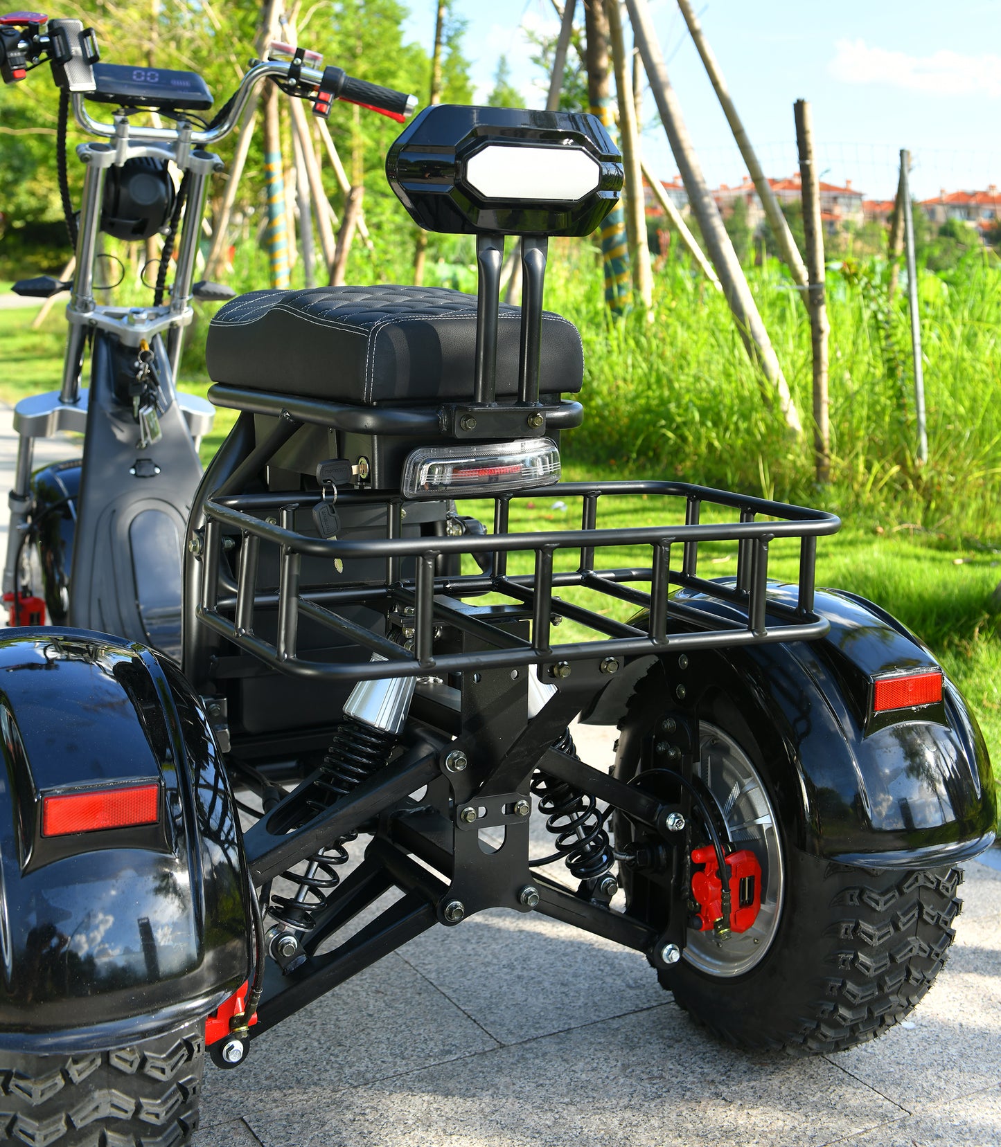 Powerful Electric Tricycle 6000W Dual Motor Max Speed 55-60KM/H Max Load 250KG For Adult Elderly Disabled People Outdoor Scooter