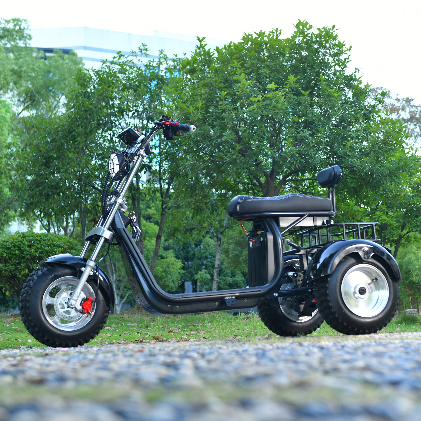 Powerful Electric Tricycle 6000W Dual Motor Max Speed 55-60KM/H Max Load 250KG For Adult Elderly Disabled People Outdoor Scooter