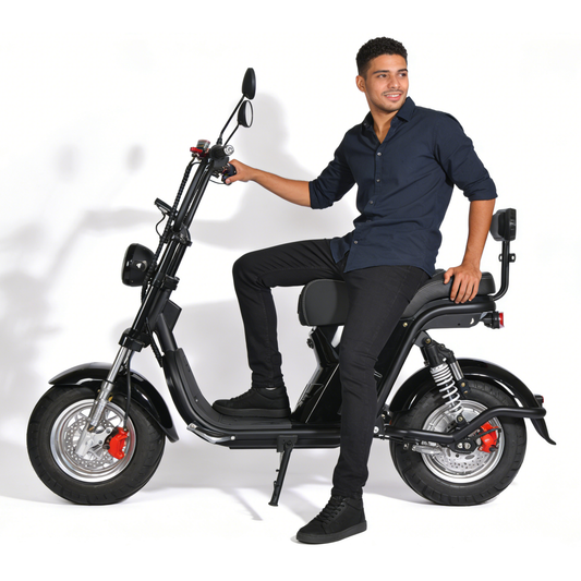Adequado para uso externo adulto de scooters elétricos Harley, motor poderoso de roda de alumínio de 1000W