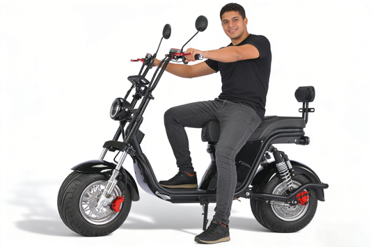 Adequado para uso externo adulto de scooters elétricos Harley, motor poderoso de roda de alumínio de 1000W
