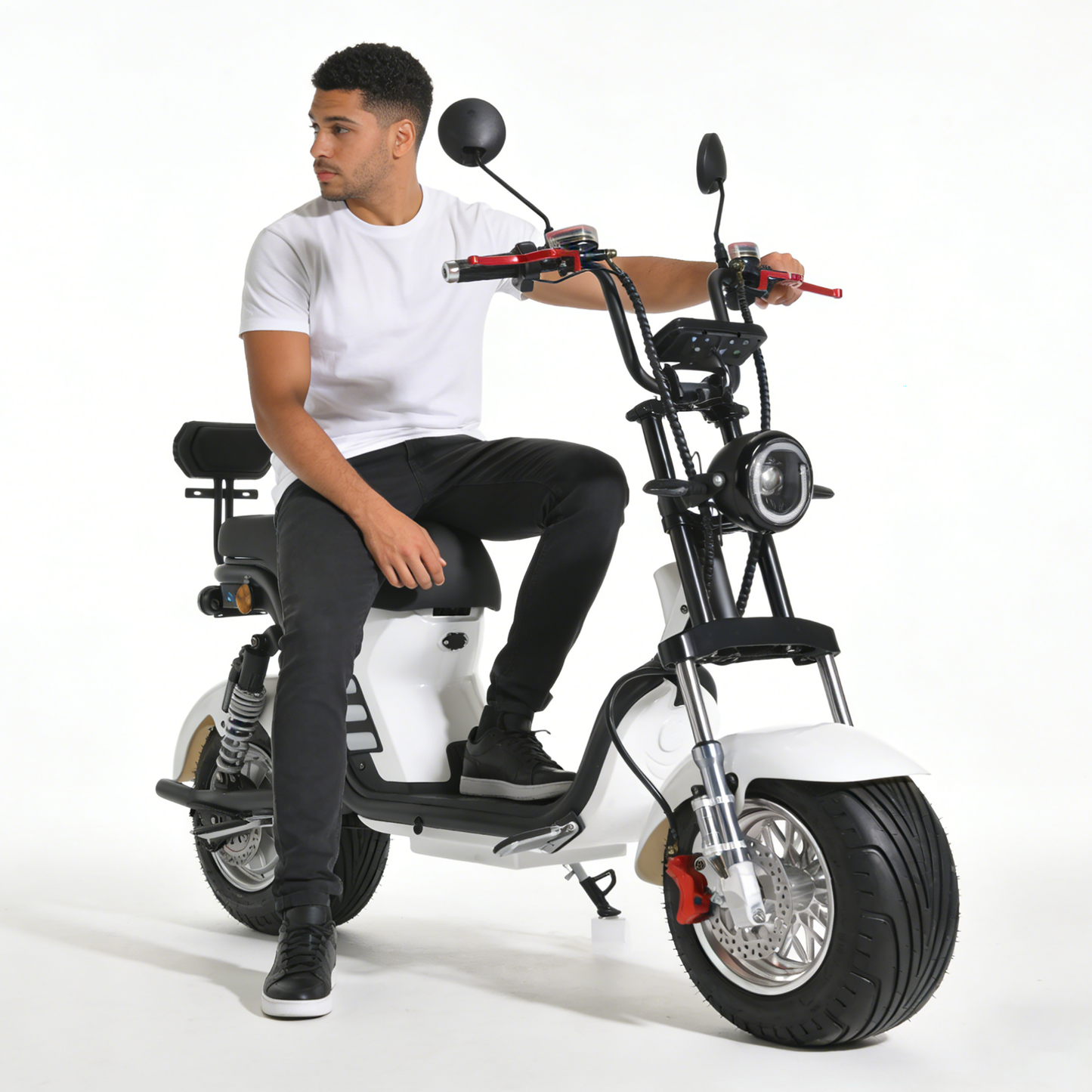 Motocicleta elétrica adequada para viajar adultos com uma quilômetro de 40-70KM citycoco
