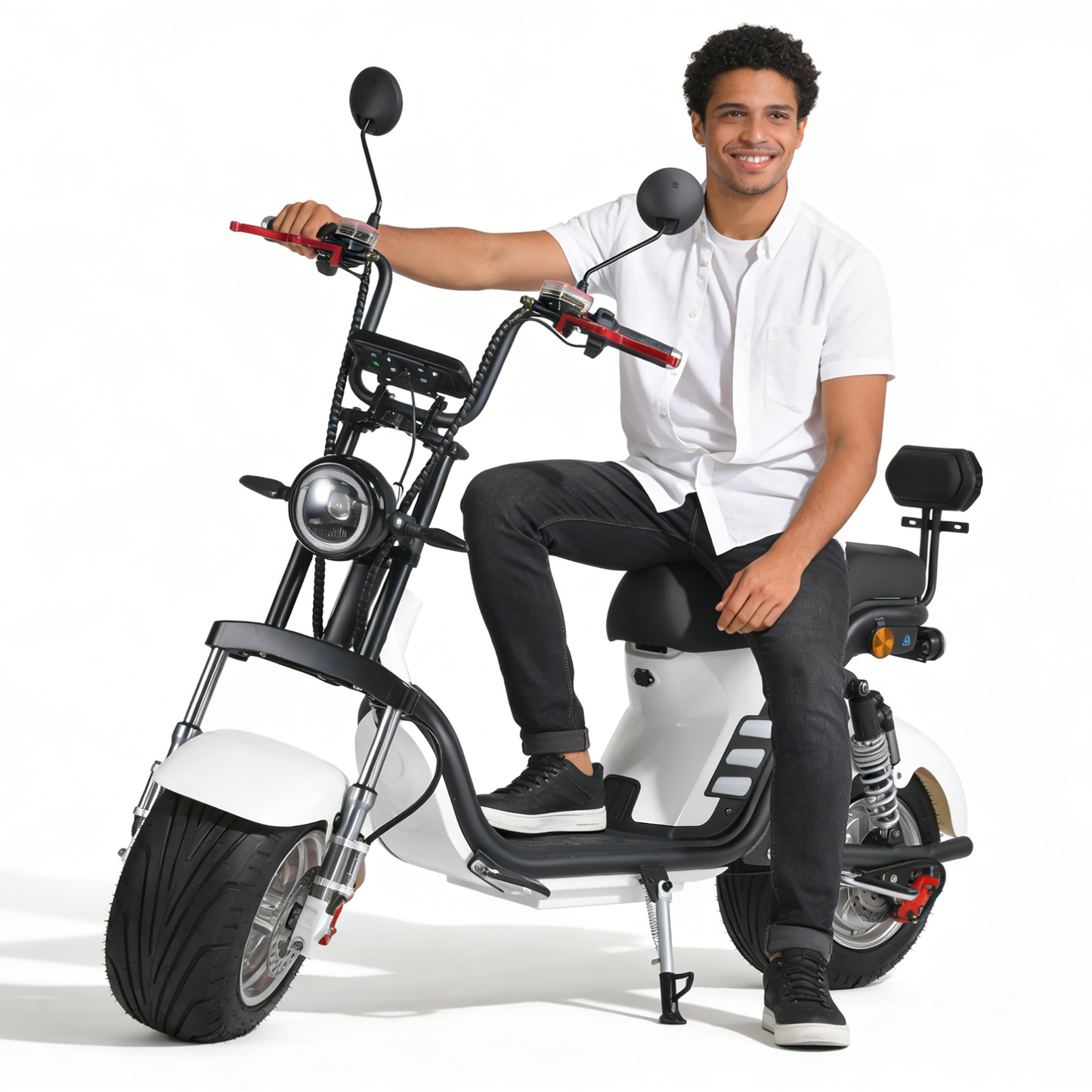 Motocicleta elétrica adequada para viajar adultos com uma quilômetro de 40-70KM citycoco