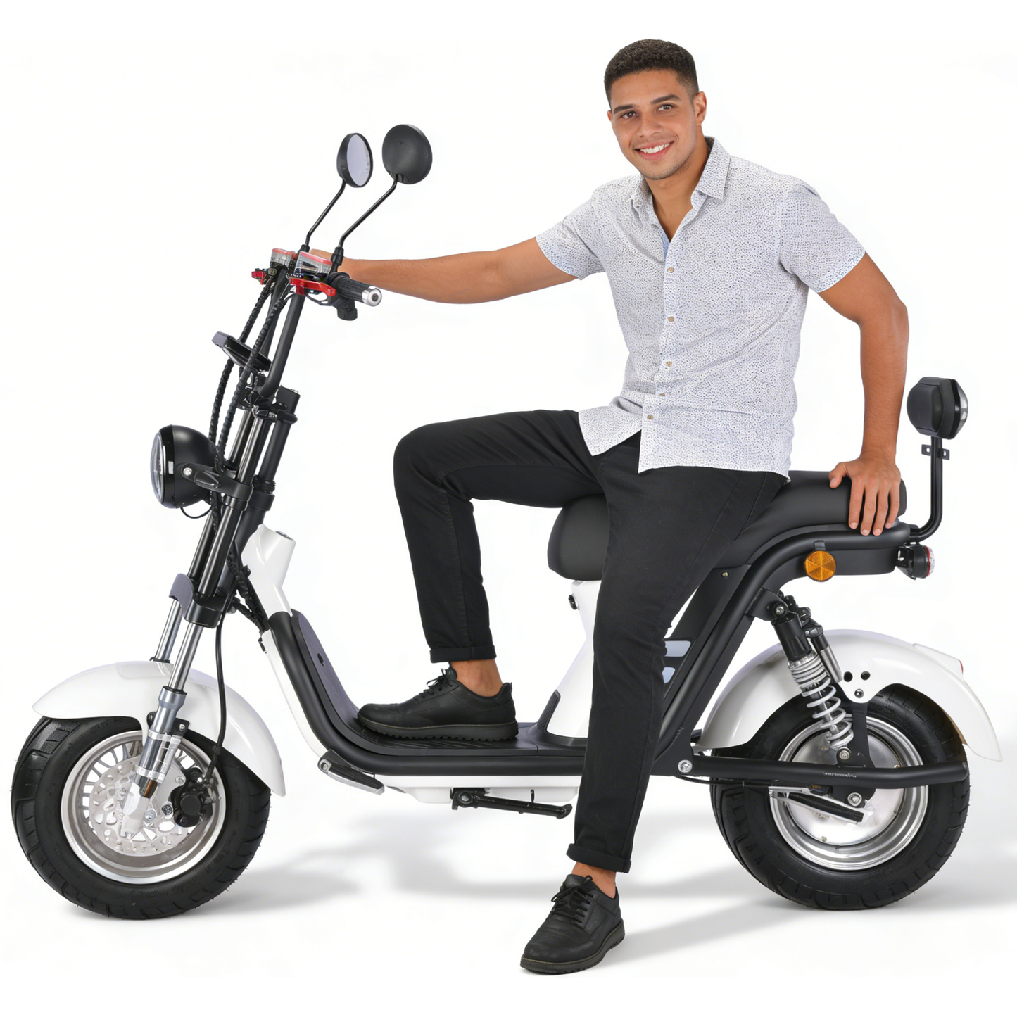 Motocicleta elétrica adequada para viajar adultos com uma quilômetro de 40-70KM citycoco