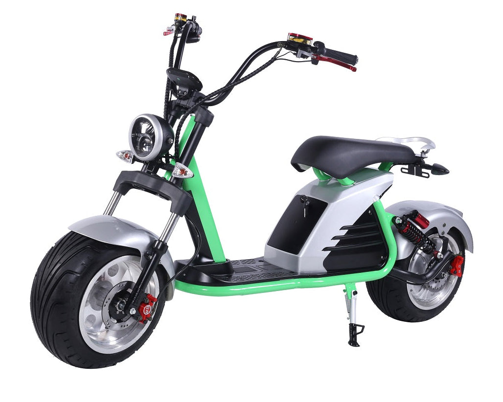 70KM/H Max Speed 3000W Motor Range 50-70KM Black City Coco Electric Scooter