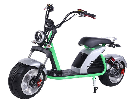70KM/H Max Speed 3000W Motor Range 50-70KM Black City Coco Electric Scooter