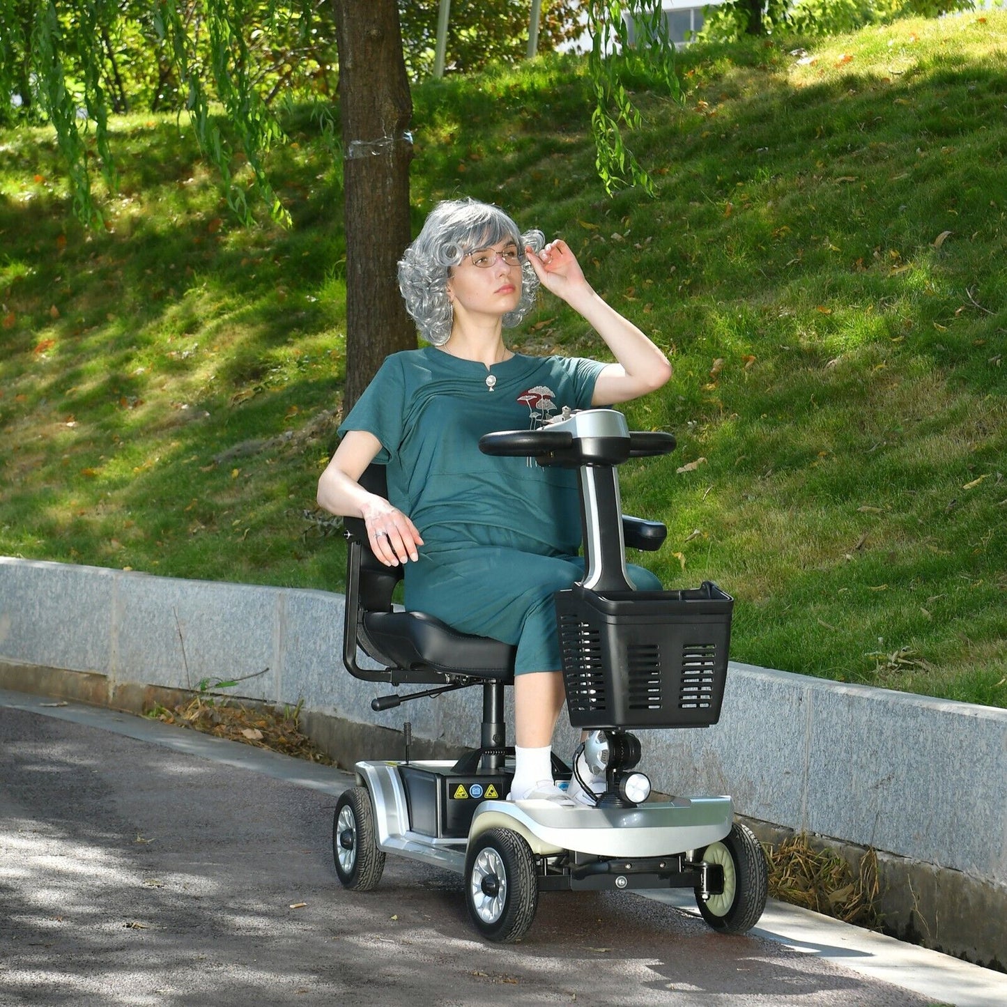 eHoodax 4 Wheel Electric Mobility Scooter for Adult